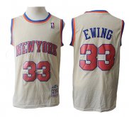 Camiseta Knicks Patrick Ewing Retro Crema