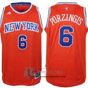 Camiseta Knicks Porzingis Naranja