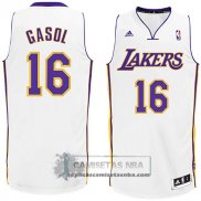 Camiseta Lakers Gasol Blanco