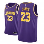 Camiseta Lakers Lebron James Nike Statement 2018-19 Violeta