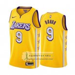 Camiseta Los Angeles Lakers Rajon Rondo Ciudad Edition Amarillo