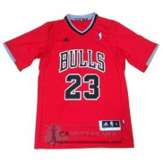 Camiseta Manga Corta Bulls Jordan Rojo