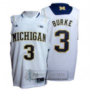 Camiseta NCAA Michigan State Spartans Trey Burke Blanco