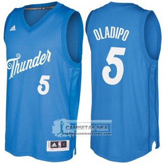 Camiseta Navidad Thunder Victor Oladipo 2016 Azul