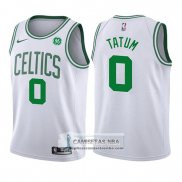Camiseta Nino Celtics Jayson Tatum Association 2017-18 Blanco