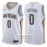 Camiseta Pelicans Demarcus Cousins Association 2017-18 Blanco