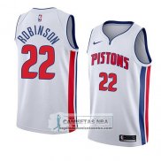 Camiseta Pistons Glenn Robinson Iii Association 2018 Blanco