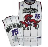 Camiseta Retro Raptors Carter Blanco