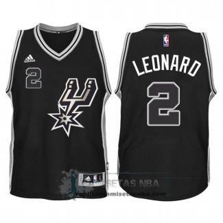 Camiseta Spurs Leonard Negro