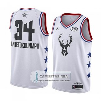 Camiseta All Star 2019 Milwaukee Bucks Giannis Antetokounmpo Bla