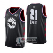 Camiseta All Star 2019 Philadelphia 76ers Joel Embiid Negro
