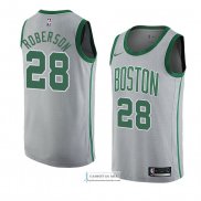 Camiseta Boston Celtics Jeff Roberson Ciudad 2018-19 Gris