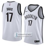 Camiseta Brooklyn Nets Ed Davis Association 2018 Blanco