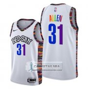 Camiseta Brooklyn Nets Jarrett Allen Ciudad LGBTQ Pride Night 2020 Blanco