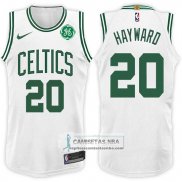 Camiseta Celtics Gordon Hayward 2017-18 Blanco