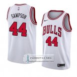 Camiseta Chicago Bulls Brandon Sampson Association 2018 Blanco