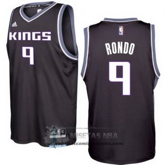Camiseta Kings Rondo 2016-17 Negro