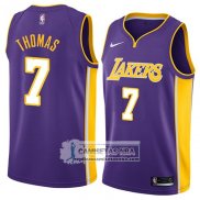 Camiseta Lakers Isaiah Thomas Statement 2018 Violeta