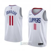 Camiseta Los Angeles Clippers Brice Johnson Association 2018 Bla