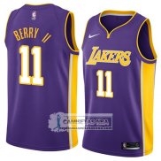 Camiseta Los Angeles Lakers Joel Berry Ii Statement 2018 Violeta