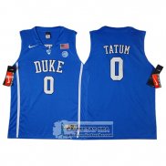 Camiseta NCAA Duke Blue Devils Tatum Azul