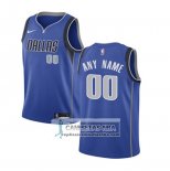 Camiseta Nino Dallas Mavericks Personalizada 2017-18 Azul