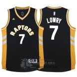 Camiseta Raptors Lowry Negro Oro