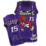 Camiseta Retro Raptors Carter Purpura