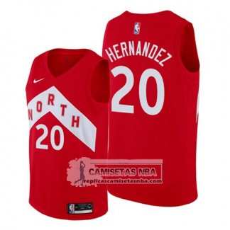Camiseta Toronto Raptors Dewan Hernandez Earned Rojo