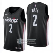 Camiseta Wizards John Wall Ciudad 2018-19 Negro