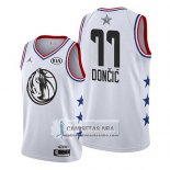 Camiseta All Star 2019 Dallas Mavericks Luka Doncic Blanco
