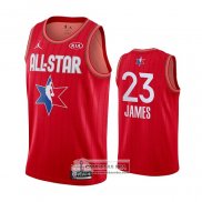 Camiseta All Star 2020 Los Angeles Lakers LeBron James Rojo