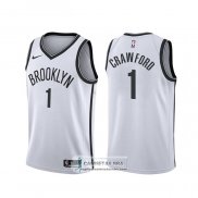 Camiseta Brooklyn Nets Jamal Crawford Association Blanco