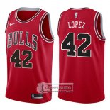 Camiseta Bulls Robin Lopez Icon 2017-18 Rojo