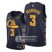 Camiseta Cleveland Cavaliers Andre Drummond Ciudad 2019-20 Azul