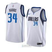 Camiseta Dallas Mavericks Devin Harris Association 2018-19 Blanc