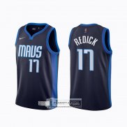 Camiseta Dallas Mavericks J.J. Redick Earned 2020-21 Azul