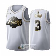 Camiseta Golden Edition Los Angeles Lakers Anthony Davis Blanco