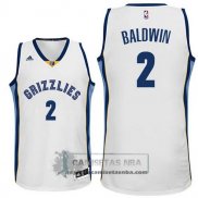 Camiseta Grizzlies Baldwin Blanco