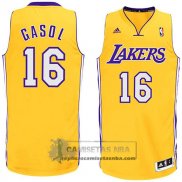 Camiseta Lakers Gasol Amarillo