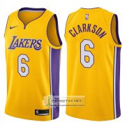 Camiseta Lakers Jordan Clarkson Swingman Icon 2017-18 Oro
