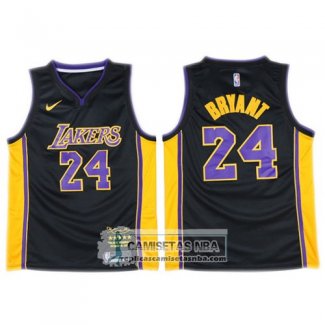Camiseta Lakers Kobe Bryant 2017-18 Negro