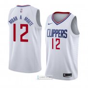 Camiseta Los Angeles Clippers Luc Mbah A Moute Association 2018