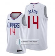 Camiseta Los Angeles Clippers Terance Mann Association 2019-20 Blanco