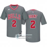 Camiseta Manga Corta Bulls Jerian Grant Gris