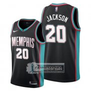Camiseta Memphis Grizzlies Josh Jackson Classic 20th Season Negro