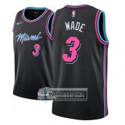 Camiseta Miami Heat Dwyane Wade Ciudad 2018-19
