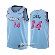 Camiseta Miami Heat Tyler Herro Ciudad 2019-20 Azul