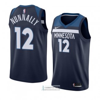 Camiseta Minnesota Timberwolves James Nunnally Icon 2018 Azul