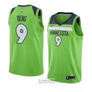 Camiseta Minnesota Timberwolves Luol Deng Statement 2018 Verde
